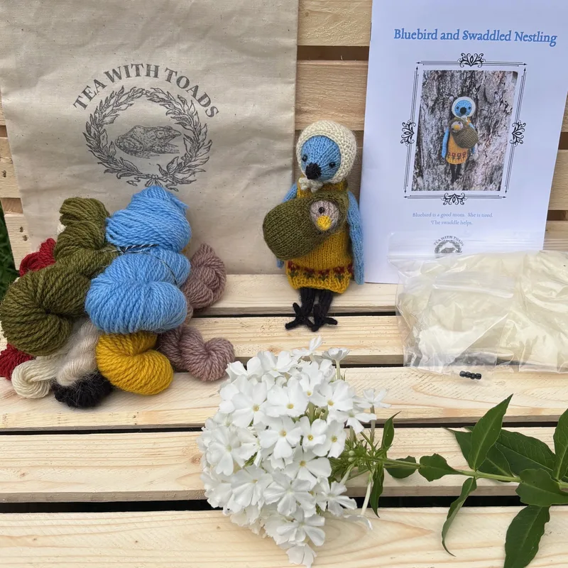 Bluebird and Swaddled Nestling Kit