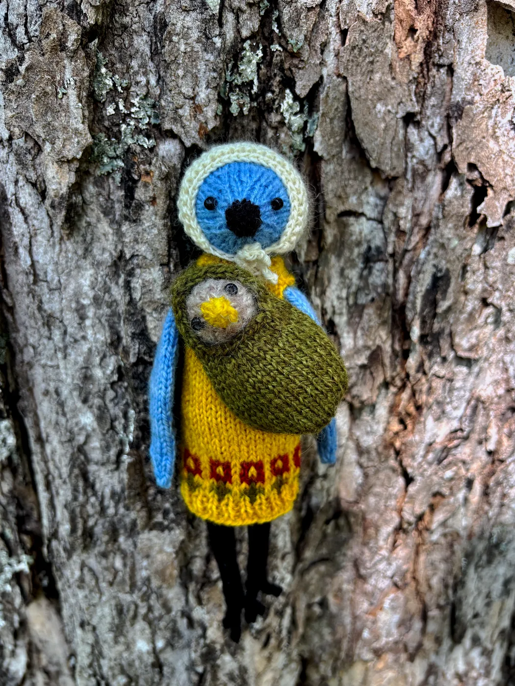 Bluebird and Swaddled Nestling Kit