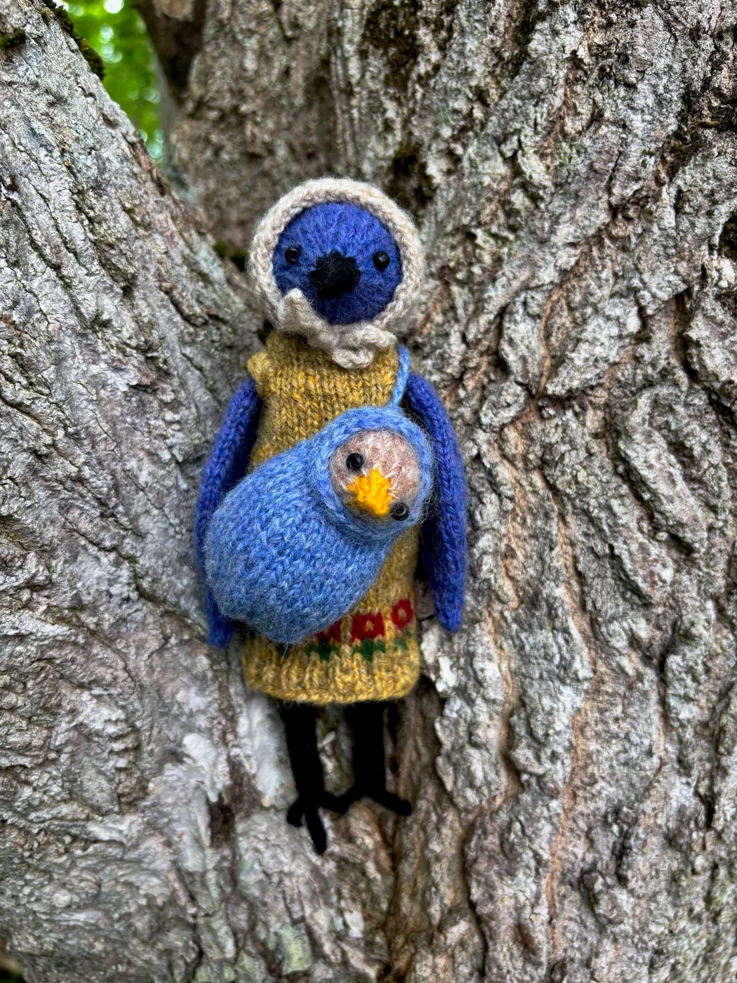 Bluebird and Swaddled Nestling Kit