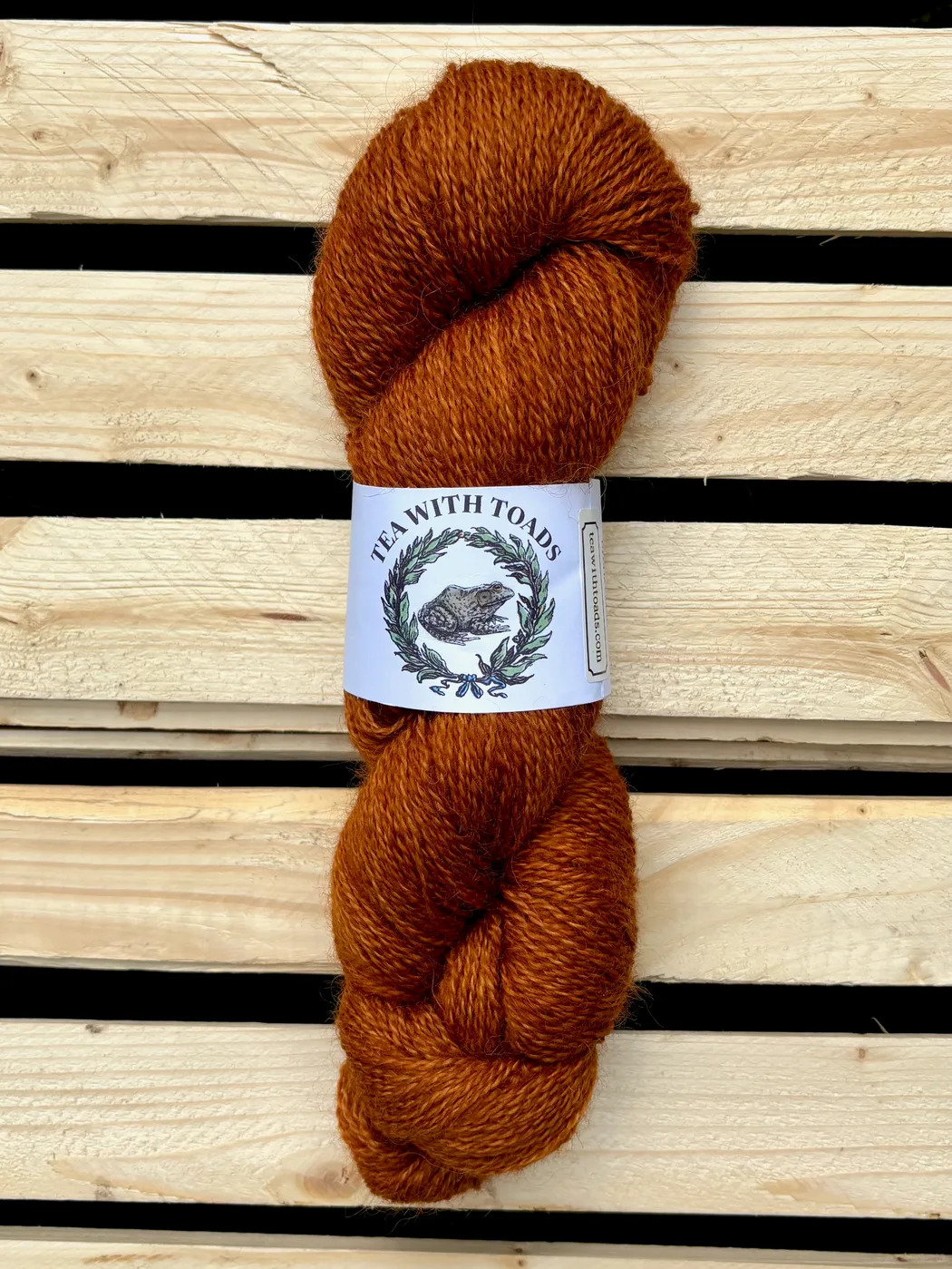 Wensleydale Fingering — Burnt Orange